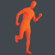Orange Man Costume