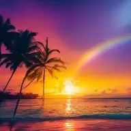Spiraling Rainbow