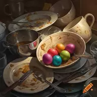 dirty dishes