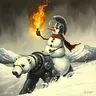 indomitable snowman