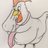 Hen in a tie