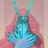 vaporwave baphomet