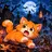 krazy orange cat